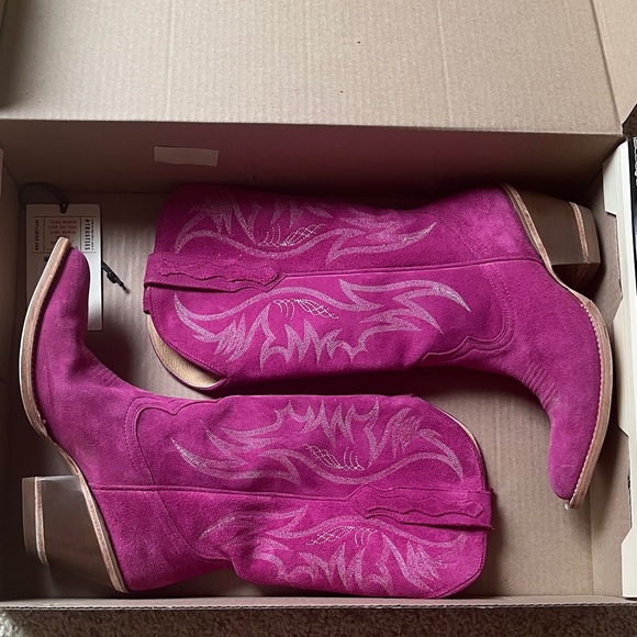 Idyllwind Shoes - Idyllwind Fuchsia Suede Western Heeled Boots